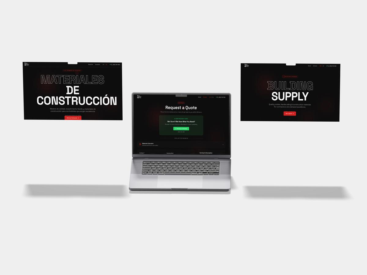 TMS Building Materials - E-Commerce Platform project by CodeWCG